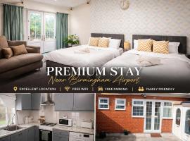 RS Prime Inn Birmingham - Premium Private Rooms & 2 Double Beds Apartment With Bathroom & Kitchen, Free Parking Near NEC, Airport, HS2 Birmingham, hotel di Birmingham