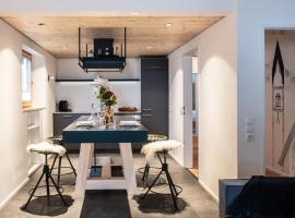 Boutique Ferienwohnung mit Kamin und Bergblick, hotell sihtkohas Blaichach