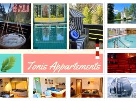 Tonis Appartements Lofer - Maui Ferienwohnung mit Pool & Bergblick, viešbutis mieste Sankt Martina prie Loferio