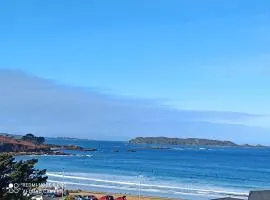 Vue mer imprenable Appartement 2 à 4 personnes entre Perros-Guirec et Paimpol