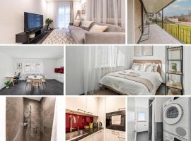 The R Apartment Mittelfelsen - Quiet, Free Parking, khách sạn ở Neuhausen am Rheinfall