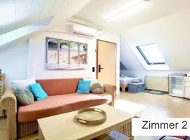 Privat Zimmer in Apartment in Egelsbach, Klimaanlage, Self Check In über Türschlüsselcode, Sauna optional