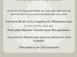 La Villa des Vignes, Hotel in Saint-Émilion