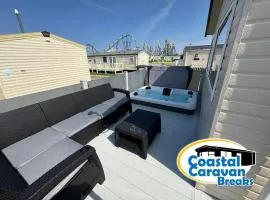 Fantasy Island Resort - Fantasy Pearl with Hot Tub D6 - Coastal Caravan Breaks