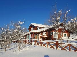 Experience Genuine Cabin Charm In Log Cabin โรงแรมในBørset