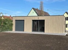 Au loft, micro maison vue sur prairie