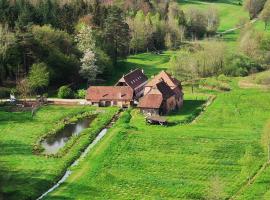 Maison d'hôtes La Paulusmühle Ancien moulin en pleine nature، فندق في Soucht