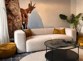 Ferienwohnung Steinbock mit Bergblick