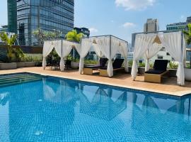 Monivong Clover Hotel Formerly G Mekong Hotel, hotel Phnompenben