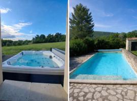 Gîte de charme SPA privatif, Piscine L'oustau di Tonin, hotell Malaucènes