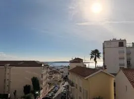 Vue mer, 2 Lits doubles, 5 min du Palais, Balcon