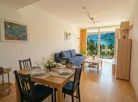 LB1 Seeblick Appartement Haus Landskron mit direktem Seezugang am Ossiachersee