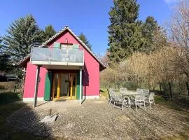 Rotes Haus am See mit Sauna