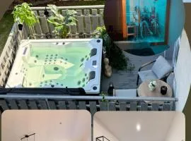 Welness apartman s virivkou na terase finskou saunou a vyhledem