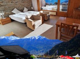 Centre Thermal - Studio SUD terrasse PIERRE, hotel a Ovronnaz