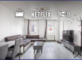 Appartement T3 avec Jacuzzi Privatif et Cour - Mulhouse, hotel a Mulhouse