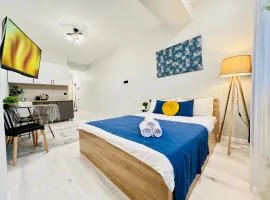 417I2 Gray and Yellow apartment Sholpan city