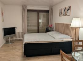 Cozy Studio with private bathroom and terrasse, hotel i Hilden