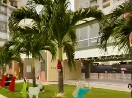 Apartamento Ventura AC y Piscina en Playa Hermosa