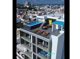 ZAFIRA condos, ocean view, 2 bedrooms 2 bathrooms, rooftop and pool
