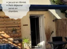 Parenthèse romantique avec jacuzzi privatif près de Carcassonne
