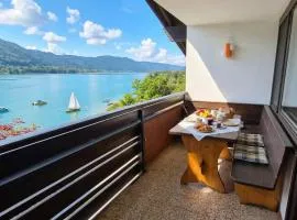 ANJA Seeblickappartement Haus Hänsel u Gretel am Ossiacher See, Hallenbad, Skiarena Gerlitzen