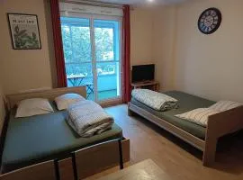Studio cosy 4 personnes à Tours Nord