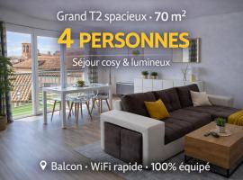 T2 Cosy - 70m2 au Coeur de ville, khách sạn ở Graulhet