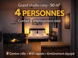 STUDIO COSY - HYPERCENTRE - CALME - 50M2 - Wi-FI