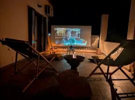 Spacious Family Villa with Outdoor Cinema & Sea View