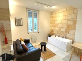 Studio ultra centre libourne - jacuzzi & vidéoprojecteur, hotel a Libourne