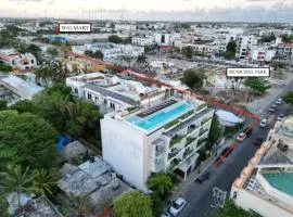 Seaview Roof Pool and Hammock 3 Blocks from Beach