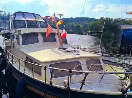 Houseboat cosy et Atypique à Rouen Le Zimon