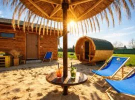 Apartament z Tężnią Solankową, Sauną, Kominkiem LED nad Jeziorem Żywieckim