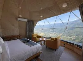 Highland Glamping Luxury Dome tent