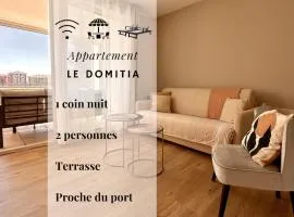 130 - Le Domitia, 2 pers, terrasse, vue sur port