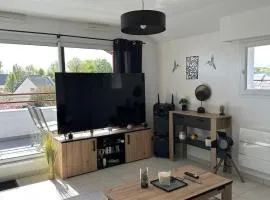 Guidel centre appartement calme 2 chambres balcon