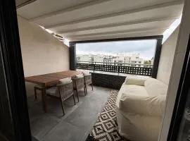 Ático nuevo con gran terraza y piscina en Llanes