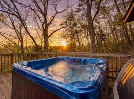Relaxing Cabin Views Hot Tub Theater Games