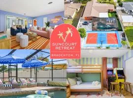 Suncourt Retreat Sports Court Pool Hot Tub