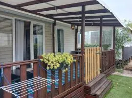 Mobilhome 4 ou 5 personnes camping les sables du midi à Valras-Plage