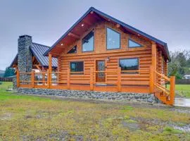 Pavilion with Hot Tub! Trybett Cabin 2 in Forks