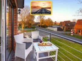 Nordsee-Auszeit - Fewo Hafenruh Friedrichskoog - Haustierfrei - 500 m zur Seehundstation - Balkon mit Grill - Parkplatz
