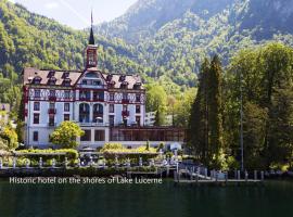 Hotel Vitznauerhof - Lifestyle Hideaway at Lake Lucerne, отель в Вицнау