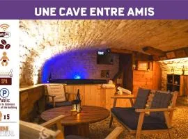Une Cave entre amis-Jacuzzi-proche Chablis-2 chambres