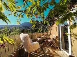 Herbal room with a terrace on a distillation farm