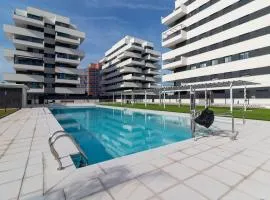 Global Vacacional, Moderno apartamento con piscina en Puerto de Sagunto