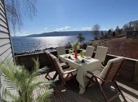 Cabin with Private beach and fjord view Perfect for Coolcation and Calmcation