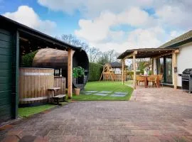 Luxury 8-Person Waterfront Villa Veluwe with Private Hot Tub Sauna and Air Conditioning