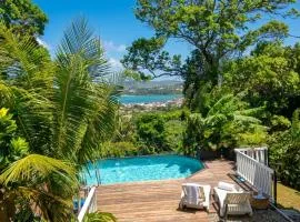 Douceur de Fèves - T2 de Charme avec Piscine et vue mer à la Trinité